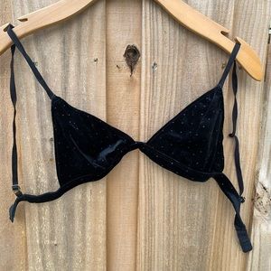 Velvet bra top